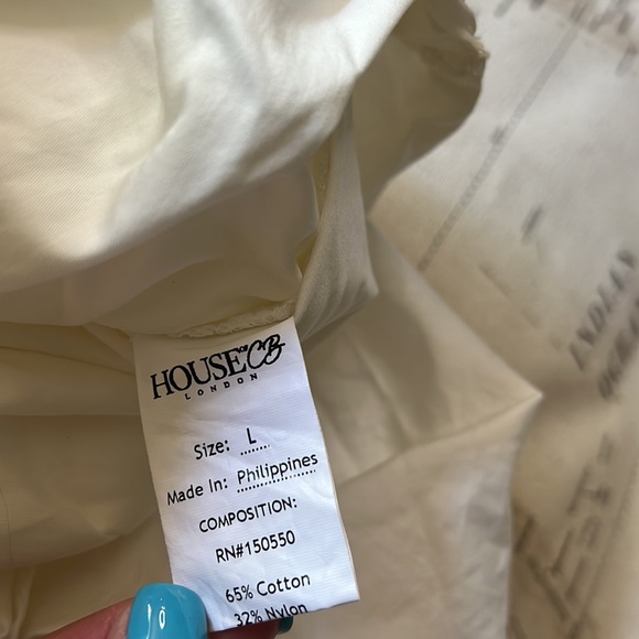 House of CB ‘Clementine’ White Cut Out Corset Mini Dress NWOT - Picture 12 of 12